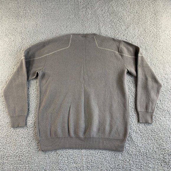 Columbia Sweater Mens Medium Wool Blend Pullover Sweatshirt Chunky NEW‎ - Picture 2 of 12